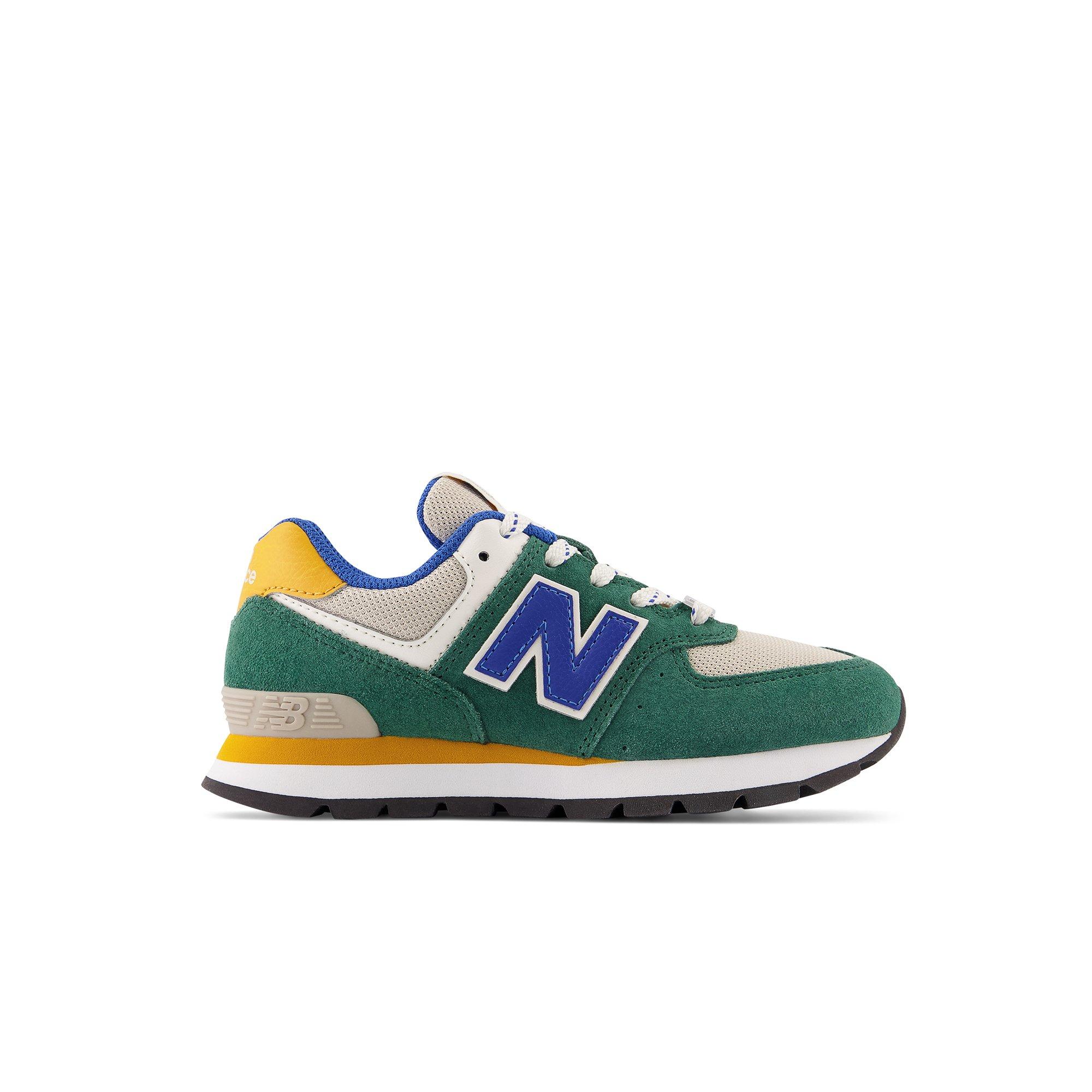 Green and gold new balance clearance 574